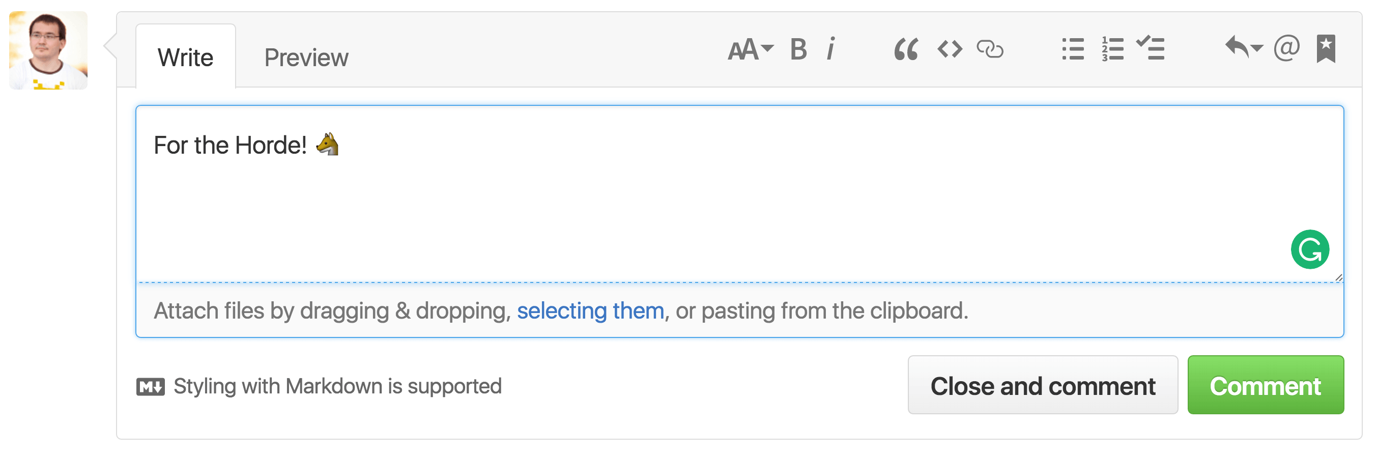 Add some phrases that only you know for triggering the build on PR