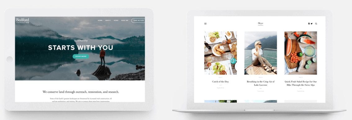 Create a landing page
