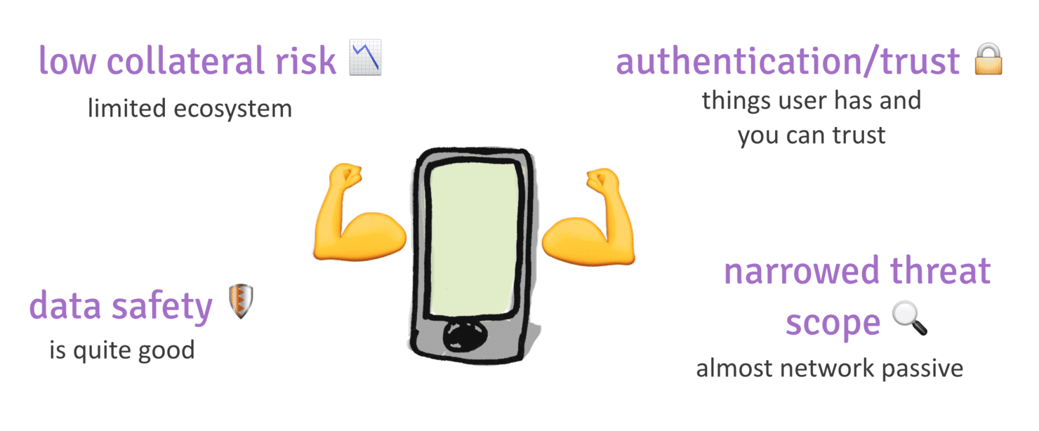 The strong sides of iOS ecosystem