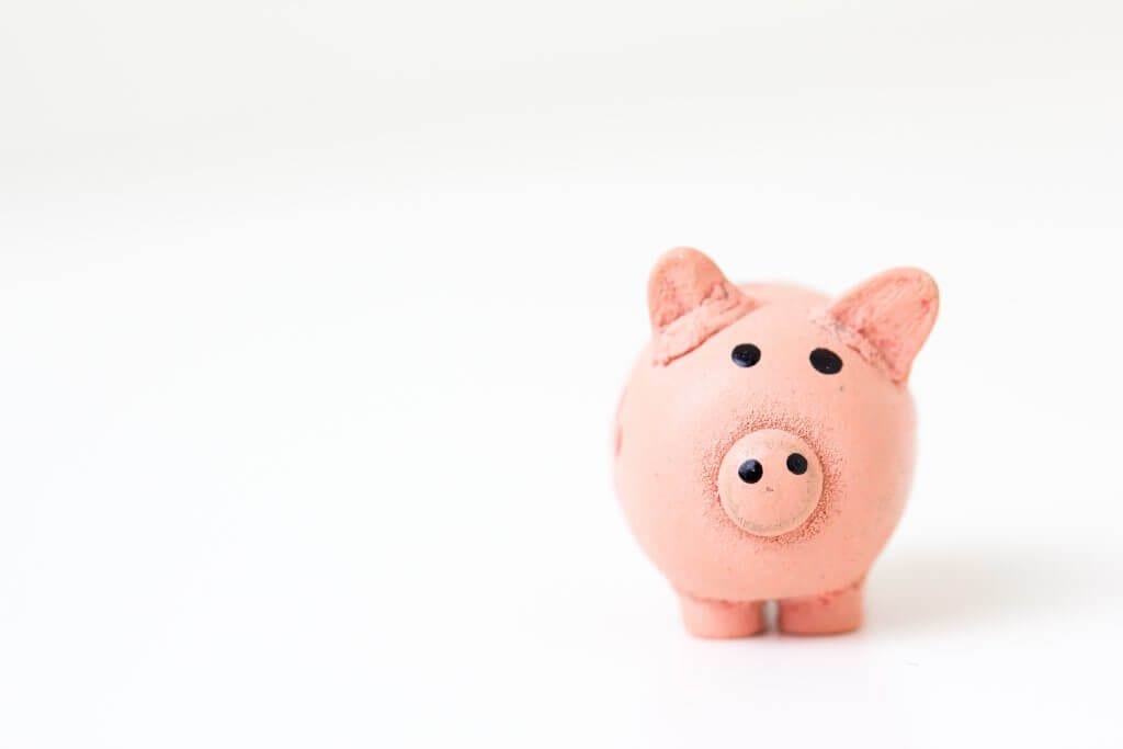 Understand costs. Piggy bank.