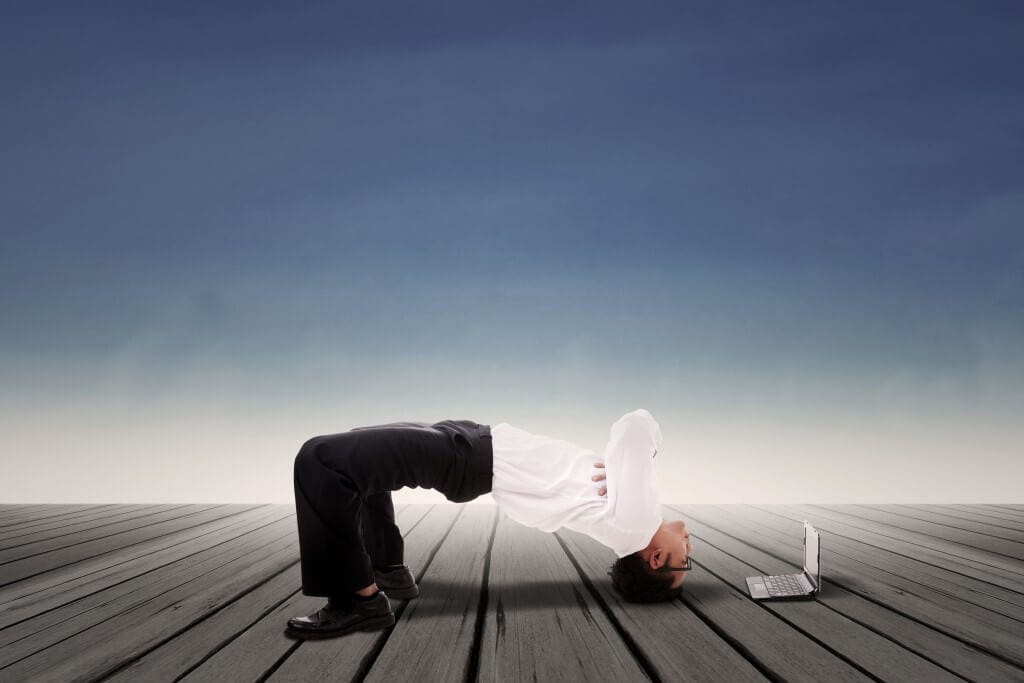 flexible office worker