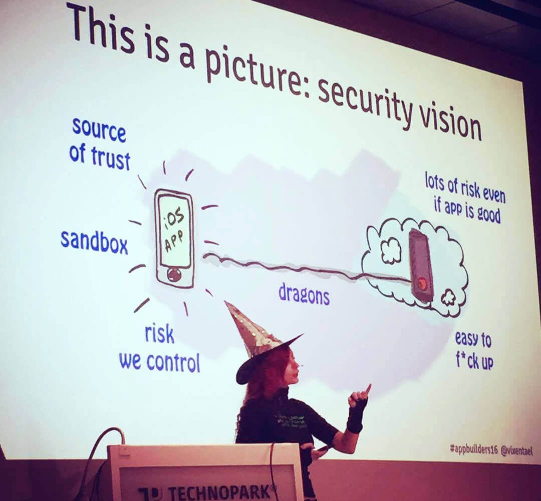 Security Wizard Hat on! Thanks @timd for this cute shot